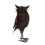 Outdoor Living and Style 16.5 Brown Solar LED Lighted Owl Outdoor Garden Statue