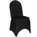 Your Chair Covers - Stretch Spandex Banquet Chair Cover Black