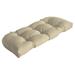 Arden Selections Outdoor Wicker Settee Cushion 41.5 x 18 Tan Leala