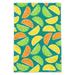 Citrus Lemon Lime Orange Slices Pattern Garden Yard Flag