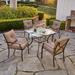 Hanover Palm Bay 5-Piece Outdoor Dining Set