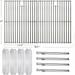 Replacement Parts for Nexgrill 720-0830H 720-0830D 720-0888N 720-0783E 720-0888 Cooking Grid Heat Plate and Burner Set