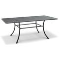 KETTLER Rectangular Mesh Top Steel Patio Dining Table