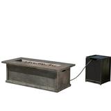 Noble House 56 x 26 50000 BTU Propane Fire Pit Table