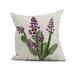 Simply Daisy 16 x 16 Bluebell Outdoor Pillow Purple