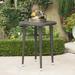 Jacob Outdoor 32.5 Inch Round Wicker Bar Table Multibrown