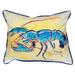 Blue Lobster Large Indoor/Outdoor Pillow 16x20