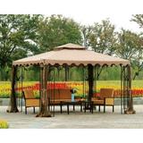 Garden Winds Replacement Canopy Top for Big Lots 10x12 Leaf Gazebo - Riplock 350