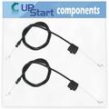 2-Pack 532183281 Zone Safety Control Cable Replacement for Husqvarna ROTARY LAWN MOWER (96114001300) (2007-11) Lawn Mower: Consumer Walk Behind - Compatible with 183281 Cable