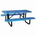 ZORO SELECT 6 Foot Picnic Table Blue