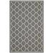 Modern Contemporary Urban Living Lounge Room Indoor and Outdoor Area Rug Runner Floor Carpet Moroccan Style Fabric Grey Gray