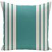Simply Daisy 16 x 16 Big and Bold Stripe Decorative Outdoor Pillow