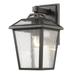 1 Light Outdoor Wall Mount In Tuscan Style 7.75 Inches Wide By 13.25 Inches High-Oil Rubbed Bronze Finish Z-Lite 539S-Orb