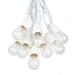 100 Foot S14 Edison Outdoor String Lights - Commercial Grade String Lights - Backyard Garden Gazebo â€“ Cafe Market String Lights â€“ Vintage Patio String Lights - White Wire