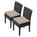 TK Classics Venice Outdoor Dining Side Chair - Set of 2 with 4 Cushion Covers