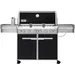 Weber Summit E-670 Propane Gas Grill With Rotisserie Sear Burner & Side Burner - Black - 7371001