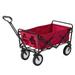 Mac Sports Folding Utility Wagon Red