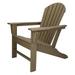 Leisure Classics UV Protected Indoor Outdoor Adirondack Lounge Deck Chair Taupe