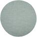 SAFAVIEH Courtyard Blair Geometric Indoor/Outdoor Area Rug 4 x 4 Round Light Blue/Light Grey