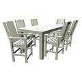 Highwood 7pc Lehigh Rectangular Dining Set - 42 x 84 Counter Height Table