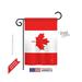 Breeze Decor 58277 Canada Country 2-Sided Impression Garden Flag - 13 x 18.5 in.