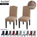 Chair Slipcover AUCHEN Super Stretchy Dining Chair Covers Set of 2 Parsons Chair Protector Covers Chair Covers for Dining Room Furniture Protector Covers for Restaurant Hotel Ceremony (Camel)