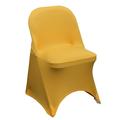 Your Chair Covers - Stretch Spandex Folding Chair Cover Gold