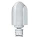 313953-POST-FR-Besa Lighting-Costaluz 3139 Series-One Light Outdoor Post Mount-7.5 Inches Wide by 14.25 Inches High-White Finish-Frosted Glass Color