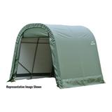 ShelterLogic 77827 11x12x10 Round Style Shelter- Green Cover