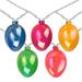Northlight 10-Count Pearl Multi-Colored Easter Egg String Light Set 7.25ft White Wire