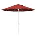 California Umbrella Sun Master Series Patio Market Umbrella in Olefin with Aluminum Pole Fiberglass Ribs Collar Tilt Crank Lift