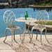 Outdoor Vienna 3 Piece Bistro Set Off-White