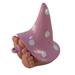 GlitZGlam Miniature Baby Girl Gnome â€œChloeâ€� â€“ the Baby Gnome with the Pink Polka Dot Hat for the Fairy Garden