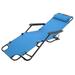 UBesGoo Folding Chaise Lounge Chair Patio Outdoor Pool Beach Lawn Recliner Reclining Blue