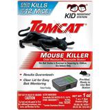 Tomcat Mouse Killer Child Resistant Disposable Station 1 Pre-Filled Ready-To-Use Bait Station