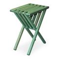 XQuare 19 x 15 x 26 in. Wooden End Table Alligator Green