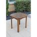 International Caravan Highland Acacia Sunburst 20 in. Patio End Table