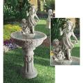 Design Toscano 52 Grande Classic Baby Birds Cherub Children Home Garden Sculpture Statue Fountain