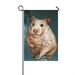 MYPOP Cute Hamster Yard Garden Flag 28 x 40 Inches