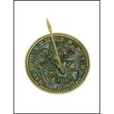 Rome Industries 2302 Brass Flowers Sundial