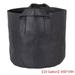 Outdoor Round Flower Planting Bag Green Rim Plant Growth Pouch PP Nonwoven Vegetable Growing Pot 1-34 Gallons