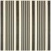 SAFAVIEH Courtyard Caroline Striped Indoor/Outdoor Area Rug 6 7 x 6 7 Square Black/Bone