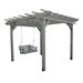 Highwood Bodhi 12 x 12 Pergola with Weatherly 5ft Swing