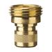 Nelson 50335 Brass Hose Quick Connectors Male 2-Pack