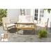 Bradbury Outdoor Modern 4 Piece Living Set with Cushion