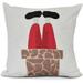 Simply Daisy Away He Goes Geometric Print Outdoor Pillow