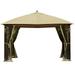 Garden Winds Replacement Canopy Top for the Cedar River Gazebo Beige