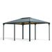 Palram - Canopia Martinique 5000 12 x 16 Polycarbonate/Aluminum Gazebo - Gray/Bronze