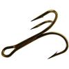 Mustad 3551BR-7 by 0-25 Bronze Ringeye Sport Treble Hooks Size 7 by 0 - Box of 25