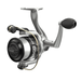 Zebco Spyn Spinning Fishing Reel Size 10 Reel Aluminum Spool Super Tough Titanium-Nitride Plated Bail Wire 4.3:1 Gear Ratio Pre-Spooled with 6-Pound Zebco Line Silver/Black